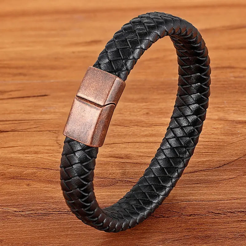 Drift Leather Bracelet - Gold-Tone Clasp