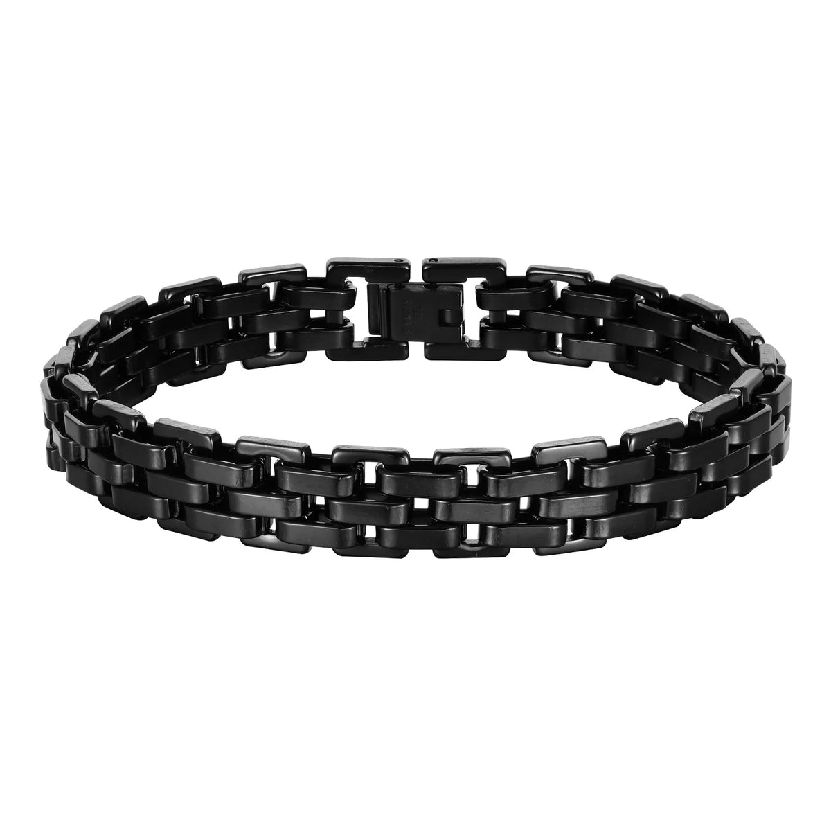 The Mercer Link Bracelet in Black