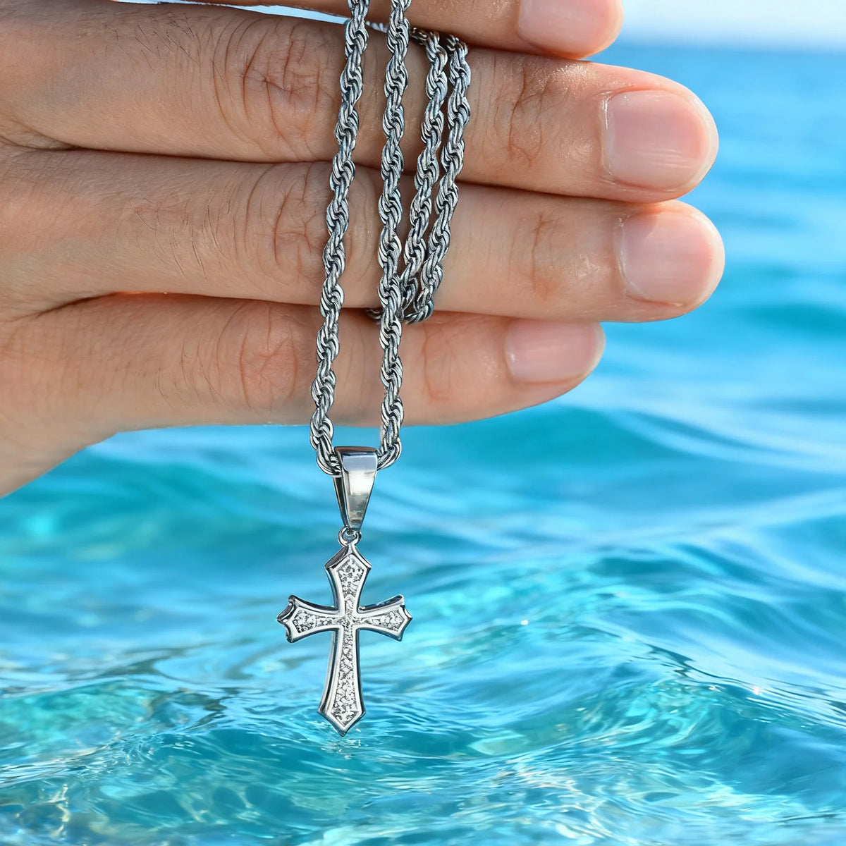 Essential Cross Necklace - main