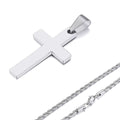 Rope Cross Necklace - detail