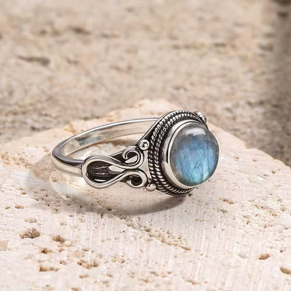 Stone Signet Ring - detail