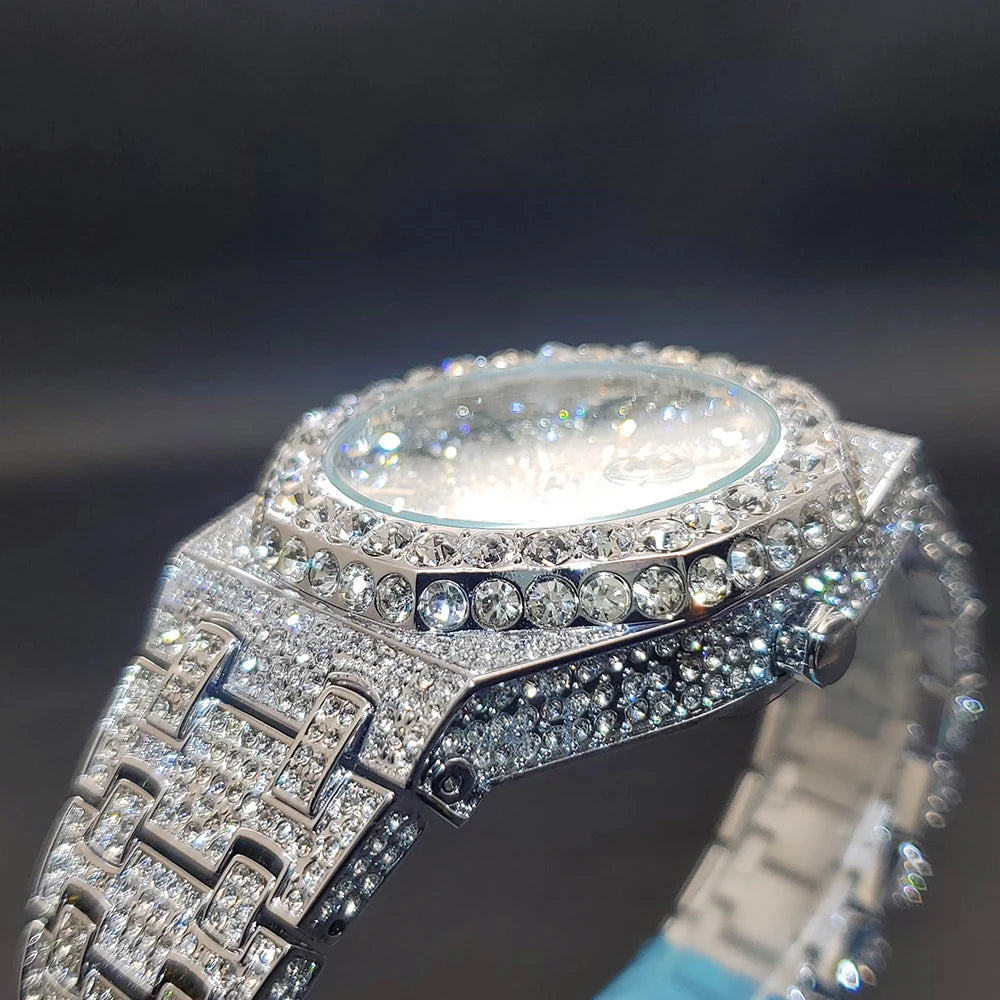 The Afterglow Watch - Silver, angle detail