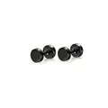 Onyx Stud Collection - Round Barbell Black