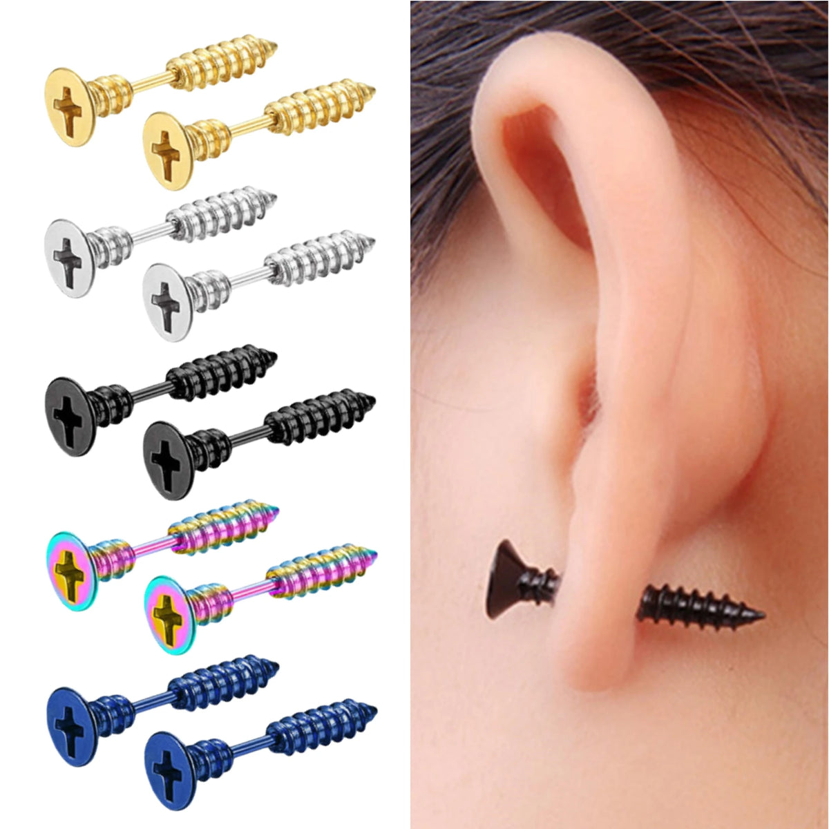 The Essentials Earring Set - Mixed Finish