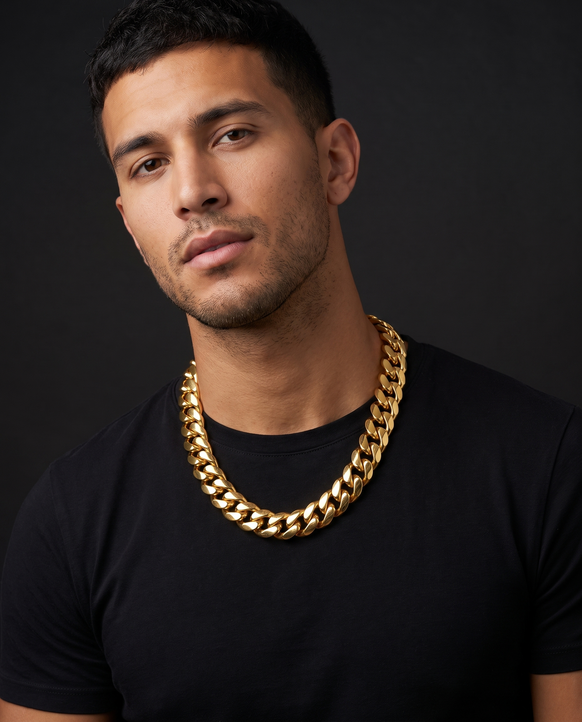 Miami Cuban Chain — worn on model
