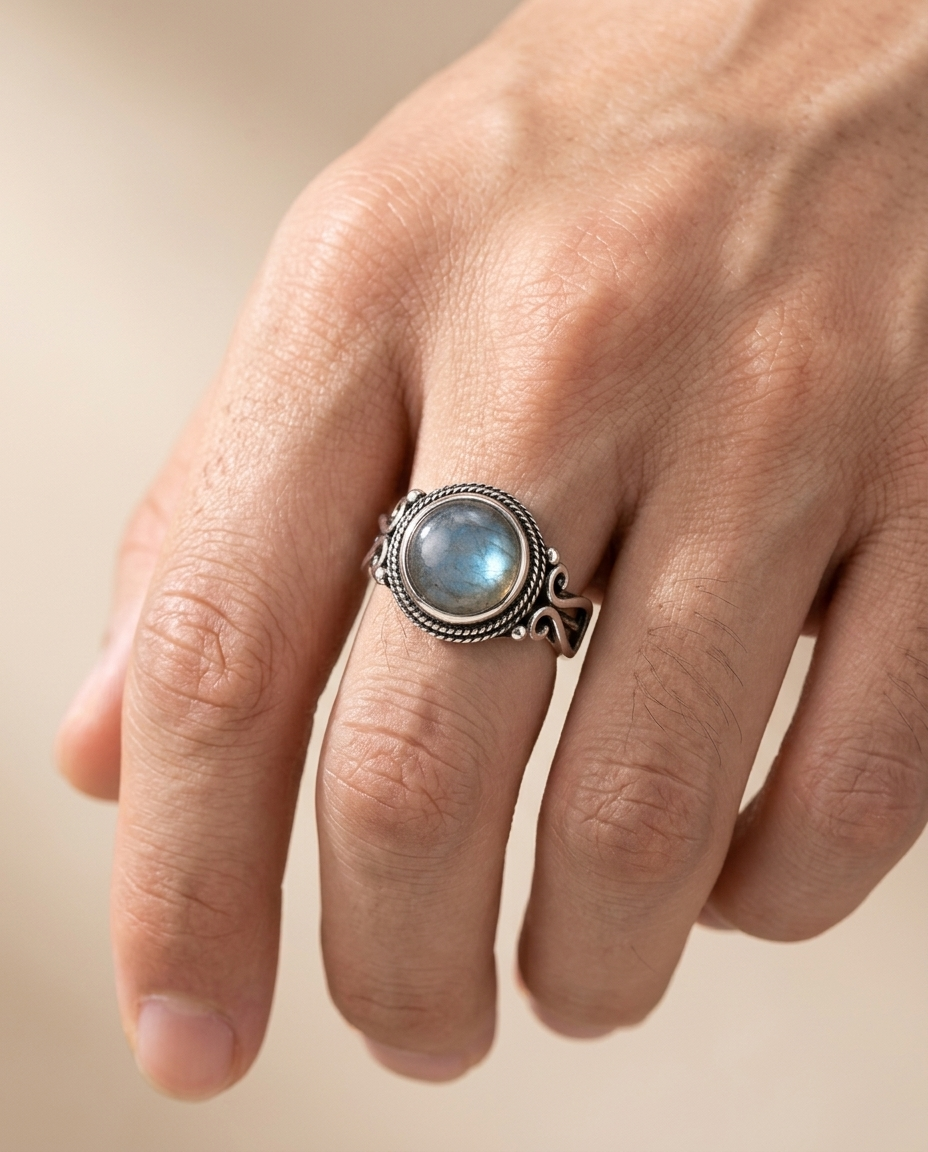 The Terra Signet Ring, studio shot
