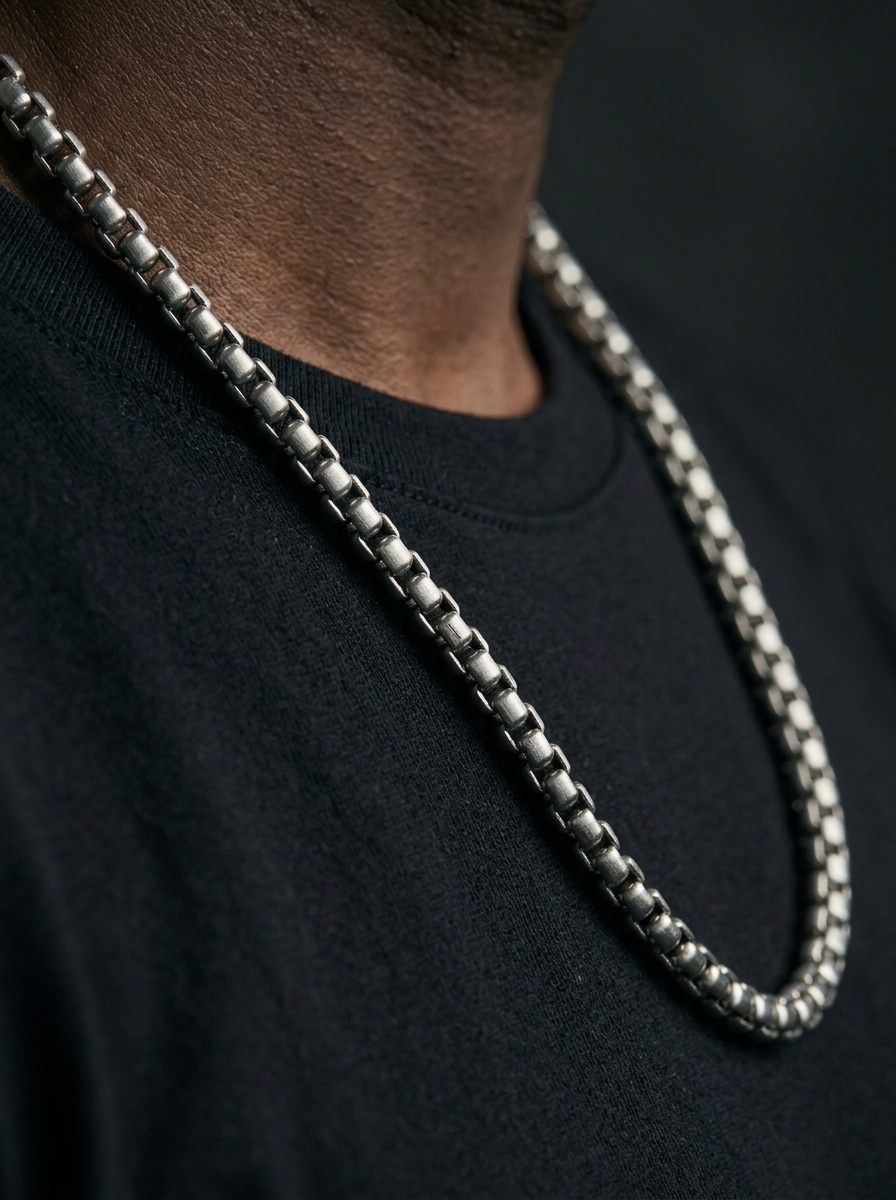 The Foundation Chain, close-up detail on model